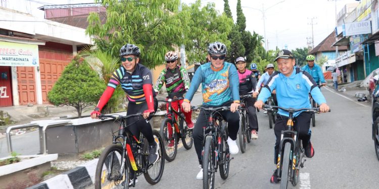 Sambut Hari Bhayangkara Ke-76, Polres Kerinci Gelar Fun Bike