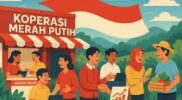 Ilustrasi Koperasi Merah Putih