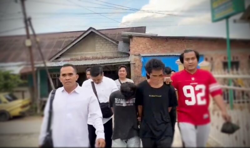 Foto Penangkapan Pelaku Kurir Sabu Ditangkap Satresnarkoba Polres Kerinci