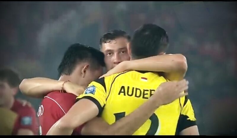 Timnas Indonesia Tundukkan China 1-0 Lewat Gol Penalti Ole Romeny