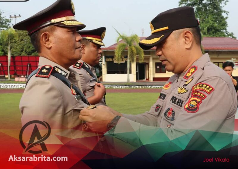 Kapolres AKBP Budi Prasetya Pimpin Sertijab Waka Polres 