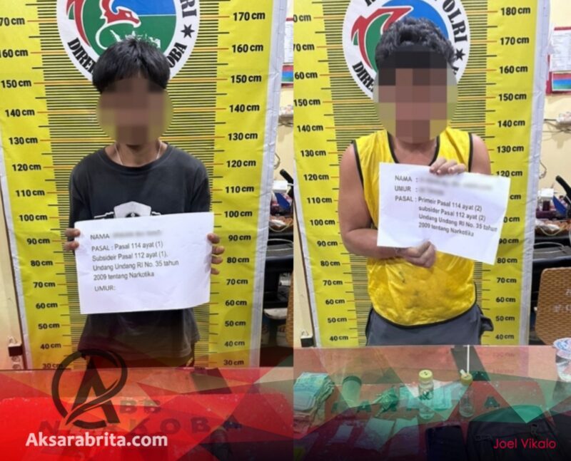 Satresnarkoba Ringkus Dua Pengedar Sabu di Merangin, Satu Diantaranya Kurir Aktif
