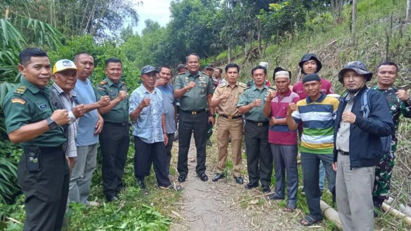 Dandim Kerinci Tinjau Lokasi Pembangunan Yon TP