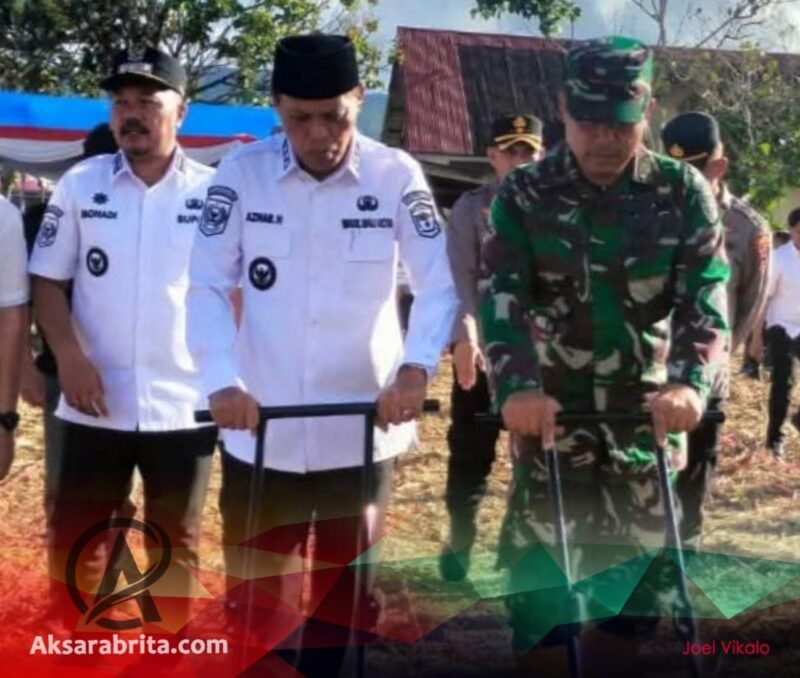 Wawako Azhar Hadiri Penanaman jagung serentak