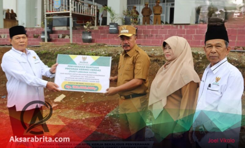 Bupati Kerinci Salurkan  Bantuan Paket Lebaran Yatim