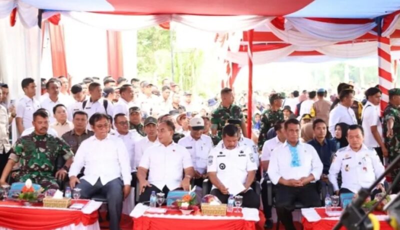Wako Alfin Dampingi Mentan Andi Amran dalam Gerakan Tanam Padi di Kerinci