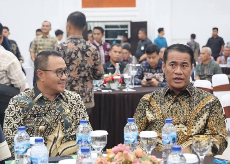 Rakor Bersama Mentan, Wako Alfin Usulkan Normalisasi Sungai Batang Marao dan Pembangunan BBI
