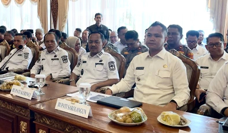 Wabup Murison Hadiri Rakor Pengendalian Karhutla Provinsi Jambi Tahun 2025
