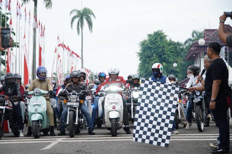 Gubernur jambi Riding Bareng Forkopimda di Sunmori Merdeka Jambi