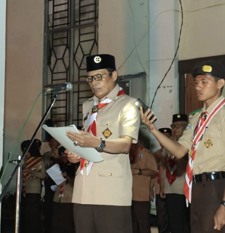 Wawako Azhar Ajak Pramuka Amalkan Tri Satya dan Dasa Dharma Saat Pimpin Ulang Janji Pramuka