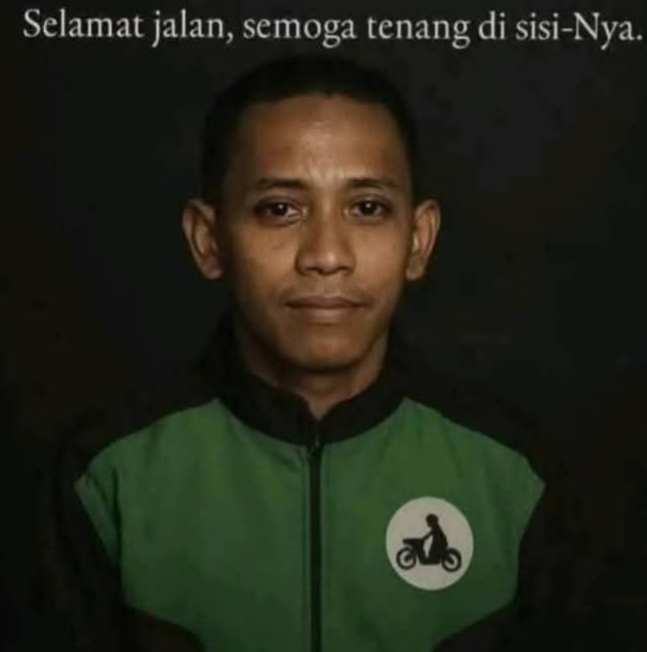 Korban Driver Ojol Affan Kurniawan Tewas Terlindas Rantis Brimob Saat Demo di Pejompongan