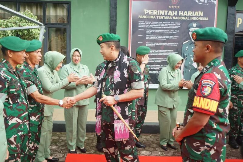 Pangdam XX/Tuanku Imam Bonjol Kunjungi Kodim 0416/Bungo Tebo