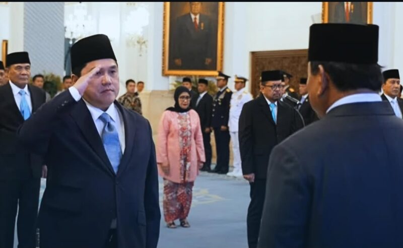 Reshuffle Kabinet Jilid II Presiden Prabowo  Subianto Lantik 