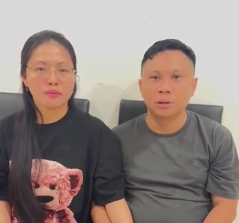 Wanita penyebar video Wahyudi, anggota DPRD Gorontalo (kiri) 'Rampok Uang Negara'