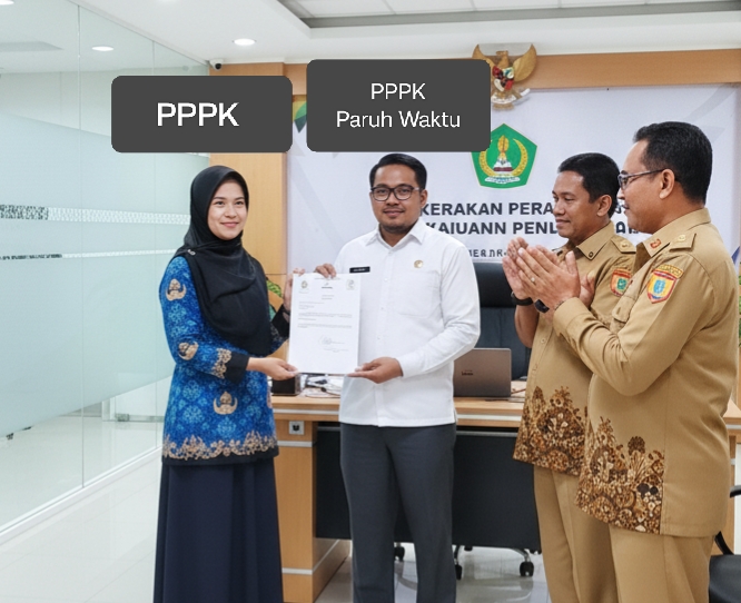 Ilustrasi Foto PPPK dan PPPK Paruh Waktu 
