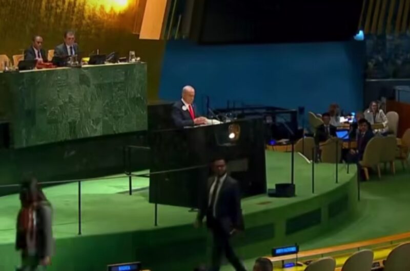 Ratusan Delegasi Tinggalkan Aula PBB Saat Netanyahu Berpidato