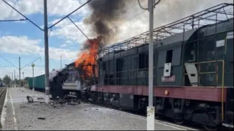 Rusia Serang Stasiun Kereta Shostka Ukraina