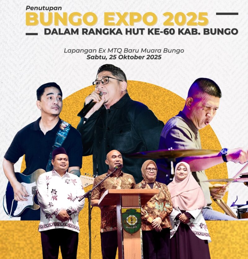 Bungo Expo 2025 Ditutup Meriah Ungu Band Hibur Ribuan Warga (Foto Setda Bungo)