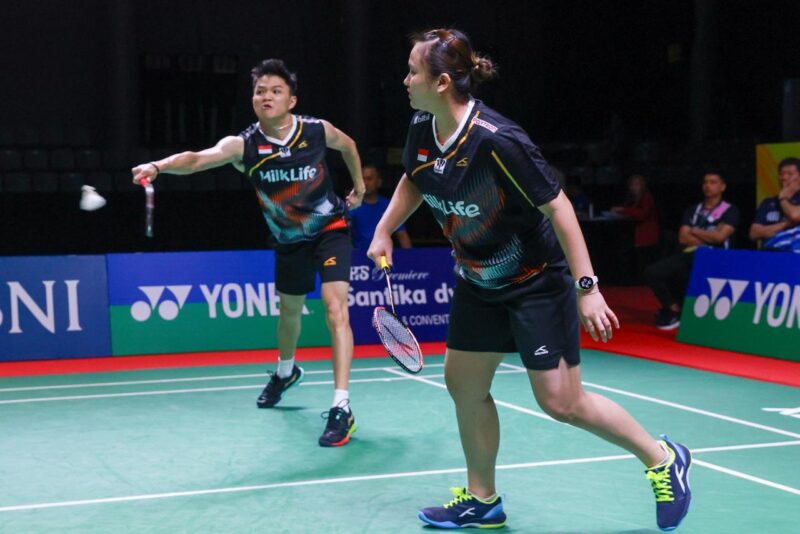 Bobby/Melati Lolos ke Semifinal Wondr by BNI Indonesia Masters 2025. PBSI