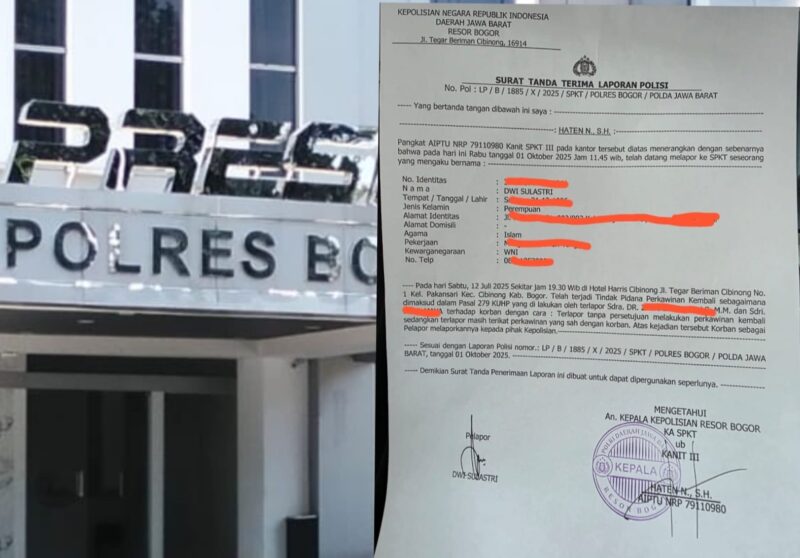 Istri Pemuka Agama Lapor Polisi, Suami Diduga Nikah Lagi 