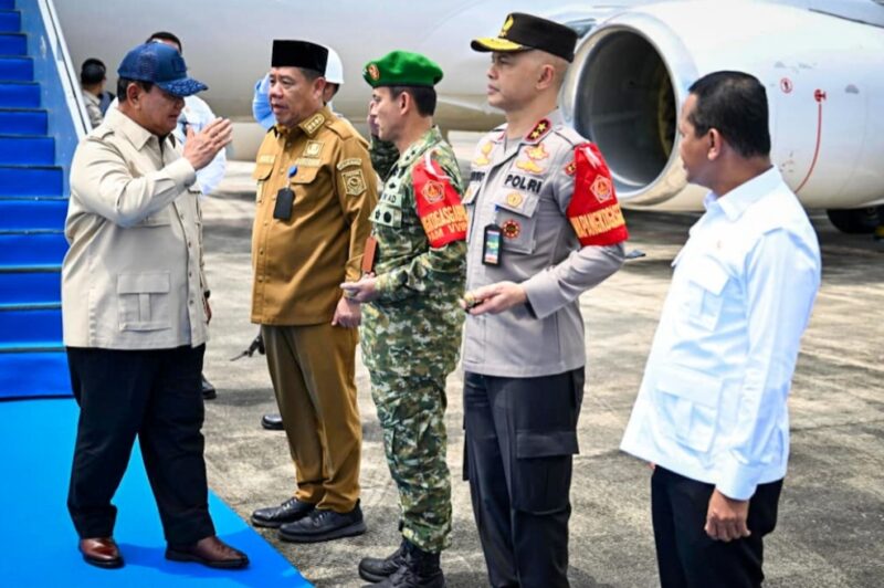Presiden Tinjau Barang Rampasan Negara di Bangka Belitung (Foto: BPMI Setpres)
