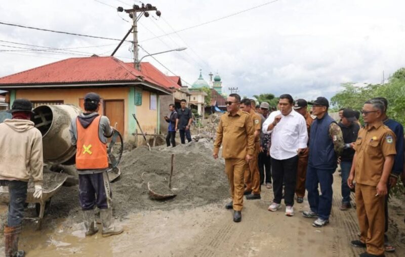 Alfin Tinjau Pembangunan Jalan Inpres, Wujudkan Infrastruktur Berkualitas 