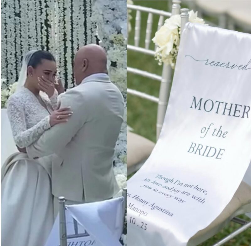 Amanda Manopo Hadirkan Sosok Ibunda di Hari Pernikahannya