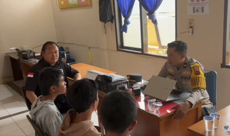 Lapor 110 Polres Kerinci Amankan Tiga Remaja Mabuk