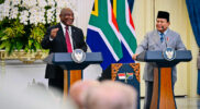 Prabowo terima kunjungan Presiden Afrika Selatan