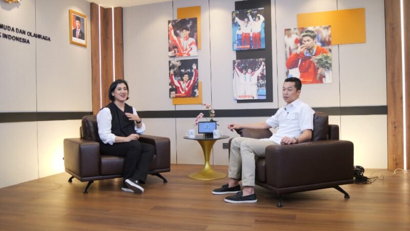 Wamenpora, Taufik Hidayat tampil sebagai bintang tamu dalam podcast Djoernal ID. Dok. Kemenpora