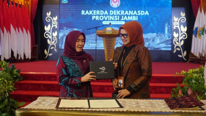 Kriya Jambi Siap Go Internasional, Hj. Hesti Haris Gandeng TVRI. Dok Diskominfo Provinsi Jambi