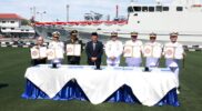 Wamenhan Saksikan Serah Terima KRI Belati-622, Kapal Perang Hybrid Pertama Indonesia