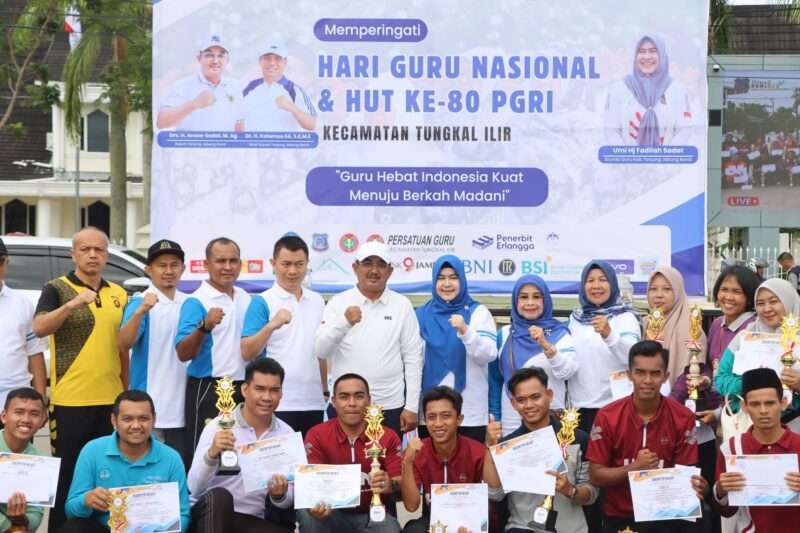 HGN & HUT PGRI ke-80 di Kuala Tungkal