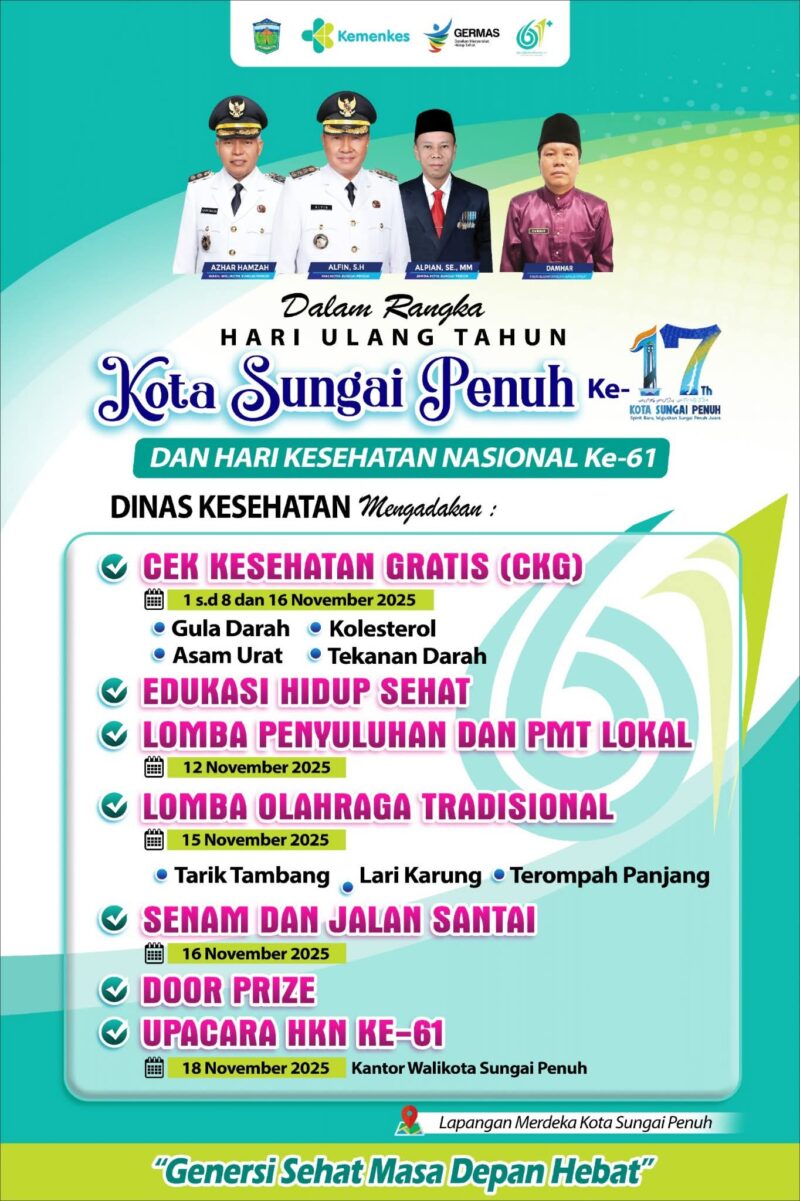 Rayakan HKN 2025 di Sungai Penuh