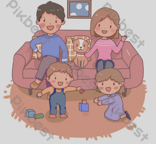 7 Rahasia Rumah Tangga Harmonis dan Bahagia. Ilustrasi rumah tangga bahagia