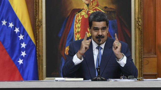 Presiden Venezuela Nicolas Maduro. Foto: AFP/YURI CORTEZ