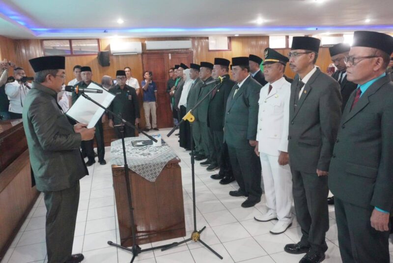 Bupati Anwar Sadat Lantik Puluhan Pejabat Baru di Pemkab Tanjabbar