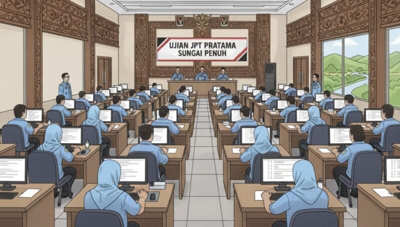 ilustrasi ASN Sungai Penuh ujian JPT Pratama (Foto Al)