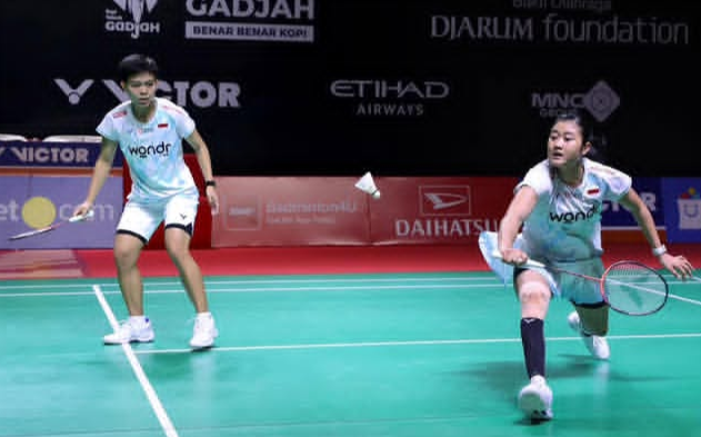 Amallia Cahaya Pratiwi/Siti Fadia Silva Ramadhanti menunjukkan kekuatan pada ajang Daihatsu Indonesia Masters 2026.