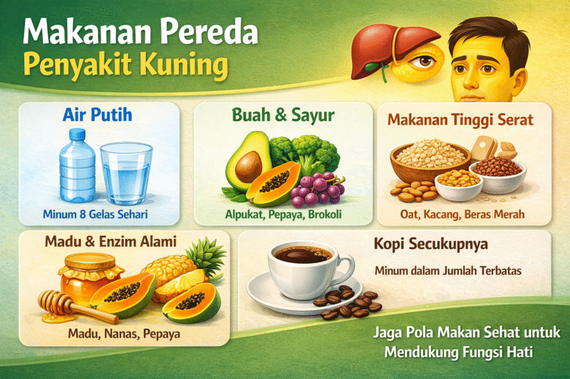 Ini Makanan yang Bantu Redakan Penyakit Kuning