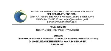 Kemenham Buka Seleksi PPPK 2026 Sediakan 500 Formasi 