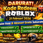 Cepat Klaim! Kode Redeem Roblox Terbatas & Aktif Sekarang