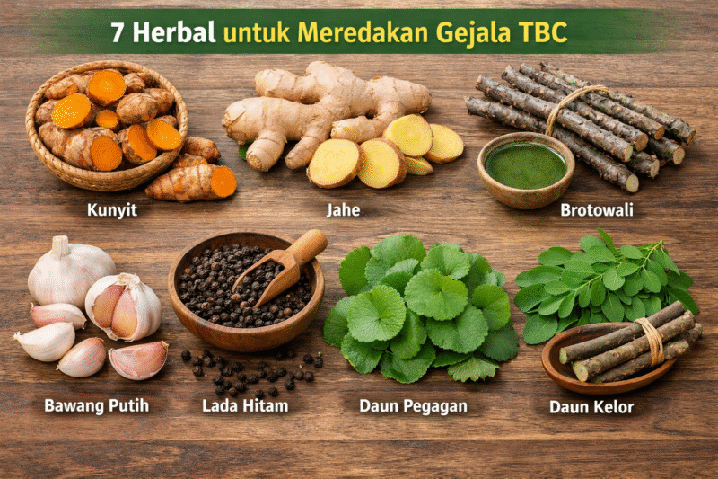 7 Herbal Ampuh untuk Meredakan Gejala TBC, Bisa Dikonsumsi di Rumah