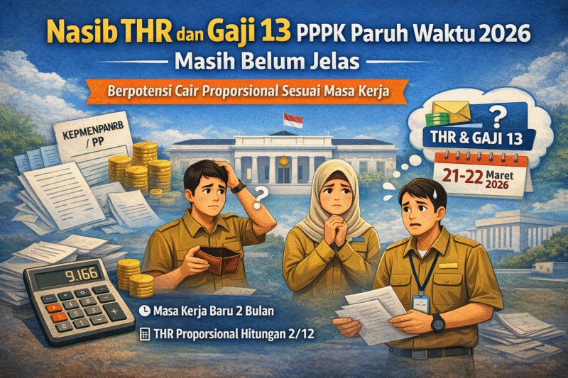 Ribuan PPPK Paruh Waktu Tunggu Kepastian THR dan Gaji 13 Tahun 2026