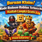 Buruan Klaim! Kode Redeem Roblox Terbaru Hari Ini Hadiah Gratis