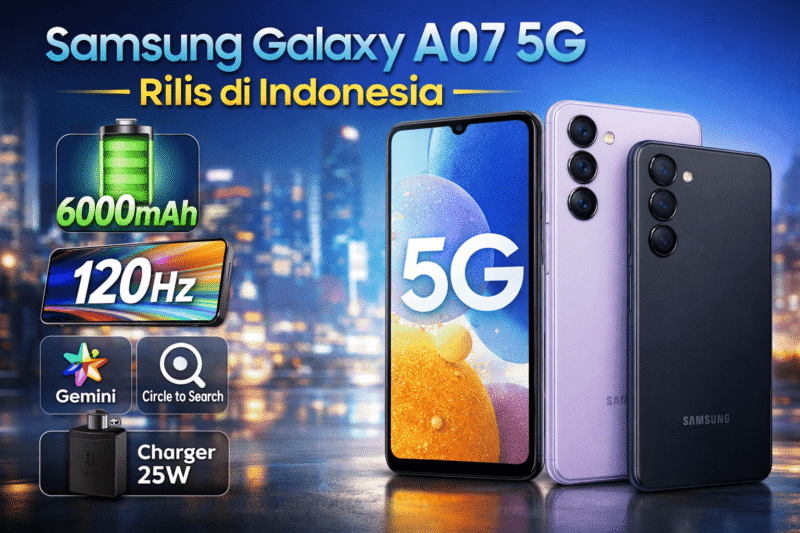 Samsung Galaxy A07 5G Rilis (Foto Al)