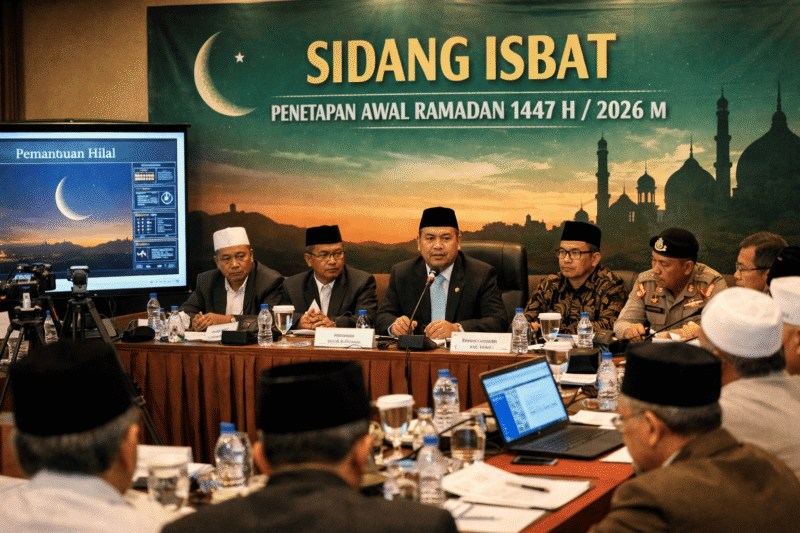 ilustrasi Sidang Isbat Ramadan  (Foto Al)