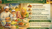 Menu Ramadhan Sehat untuk Keluarga agar Puasa Tetap Lancar