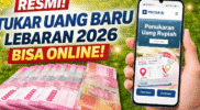 Resmi! Tukar Uang Baru Lebaran 2026 Bisa Online, Cek Jadwal & Kuota Sekarang
