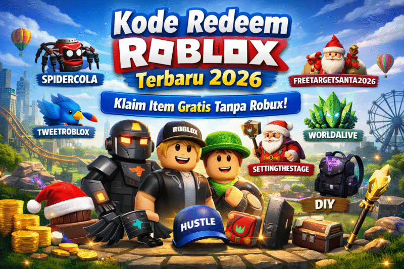 Kode Redeem Roblox Terbaru, Klaim Item Gratis Tanpa Robux
